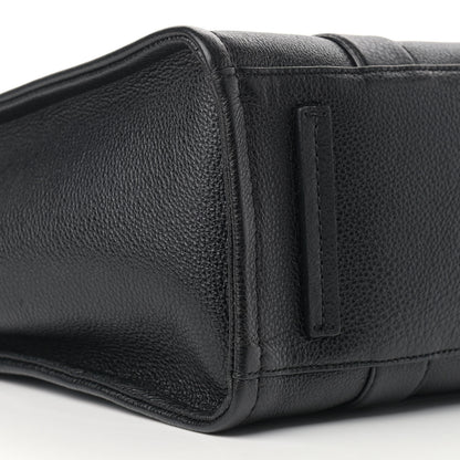 Marc Jacobs Grained Calfskin Medium The Tote Bag Black 9 of 13