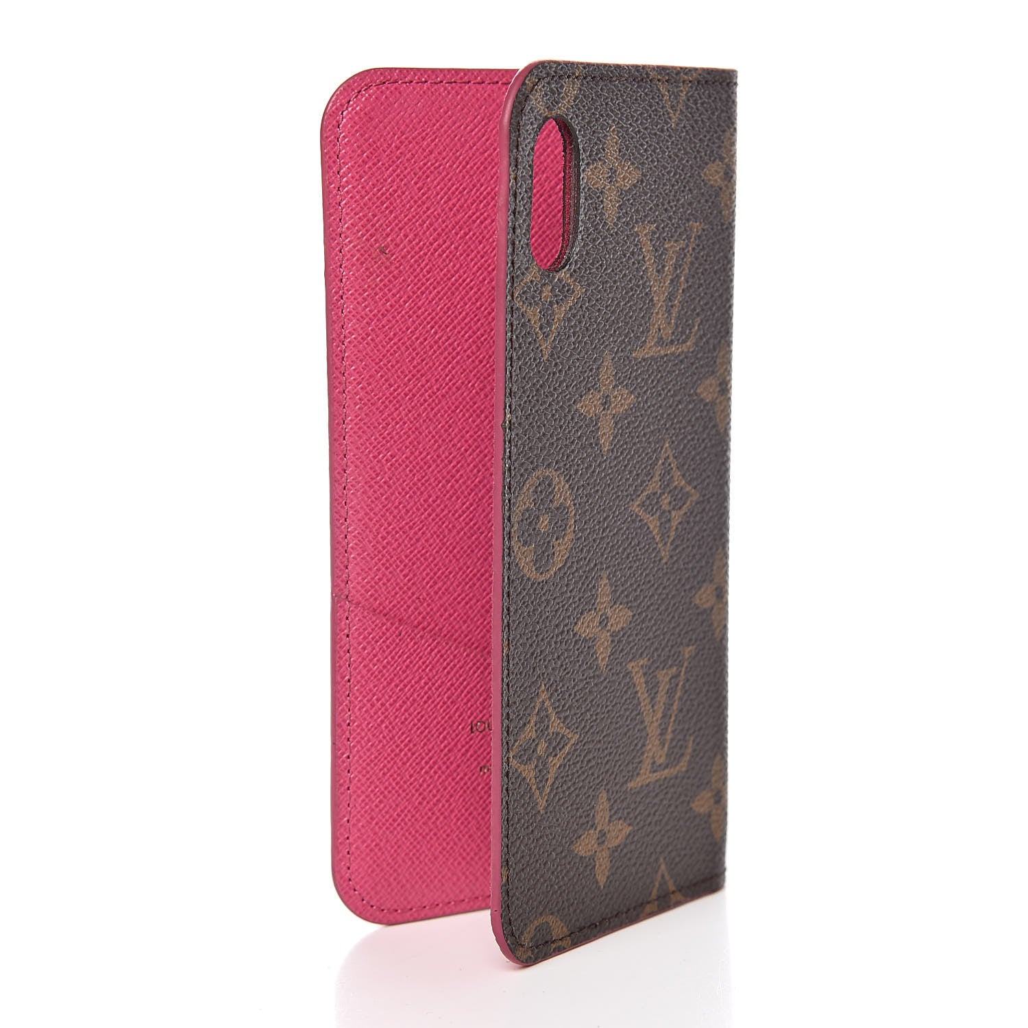 Louis Vuitton Monogram iPhone XS Max Folio Case Rose Pop 3 of 12