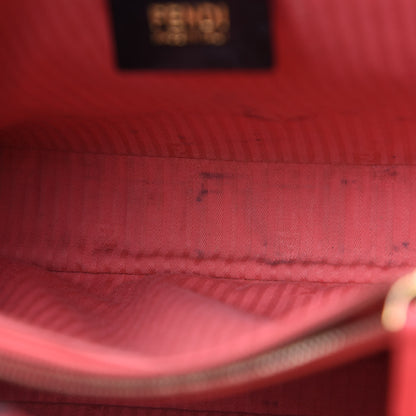 Fendi Vitello Elite Flamingo Petite 2Jours Tote Rosa Exstasy 12 of 12