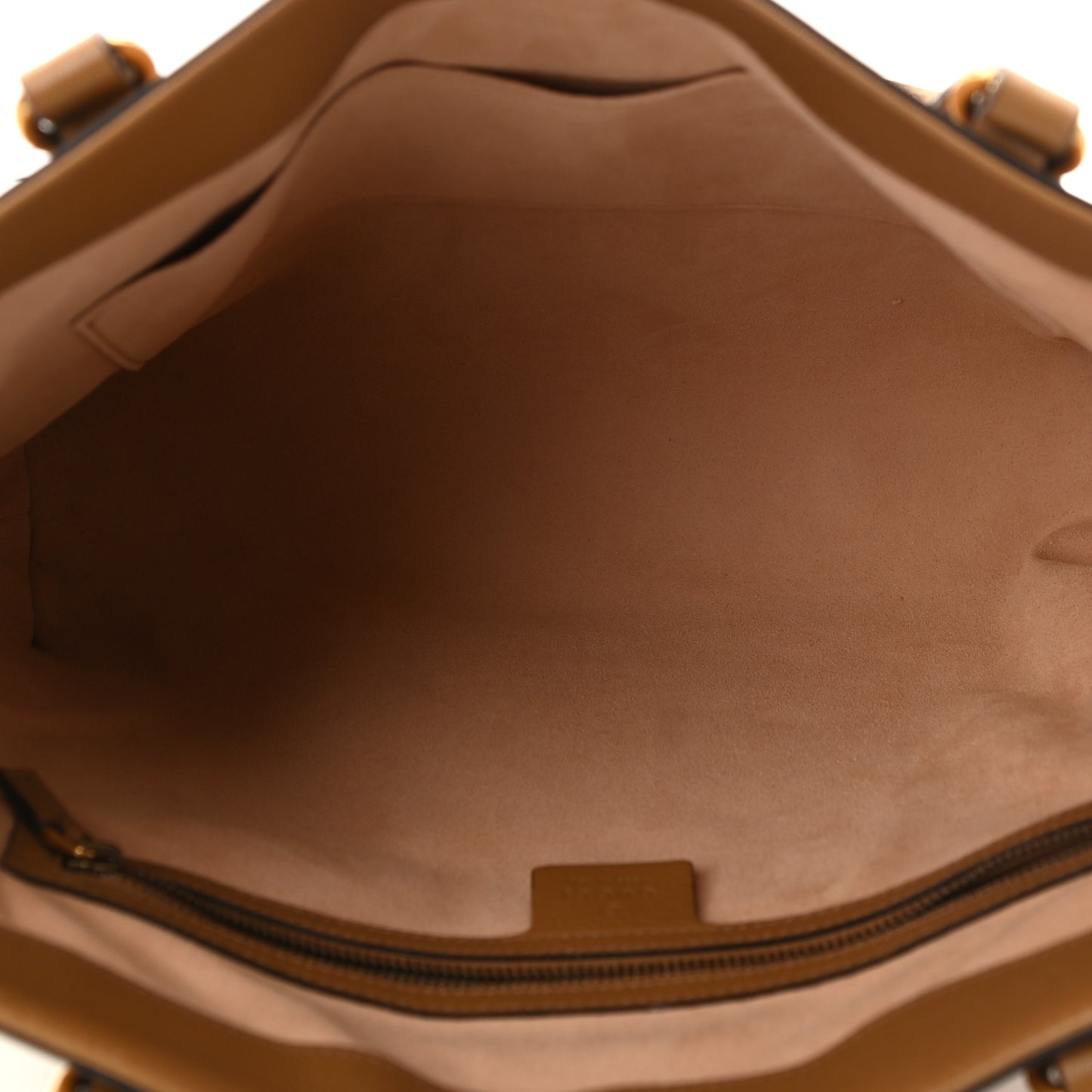 New Sakai Calfskin Lux Web Small Dahlia Tote Quartz Beige