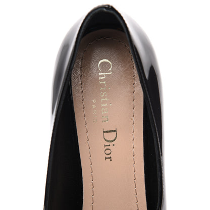 Christian Dior Patent Baby-D Ballet Pumps 39 Black 6 of 9