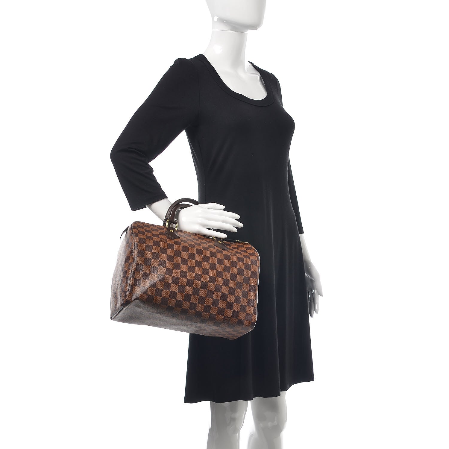 Louis Vuitton Damier Ebene Speedy 30 2 of 8
