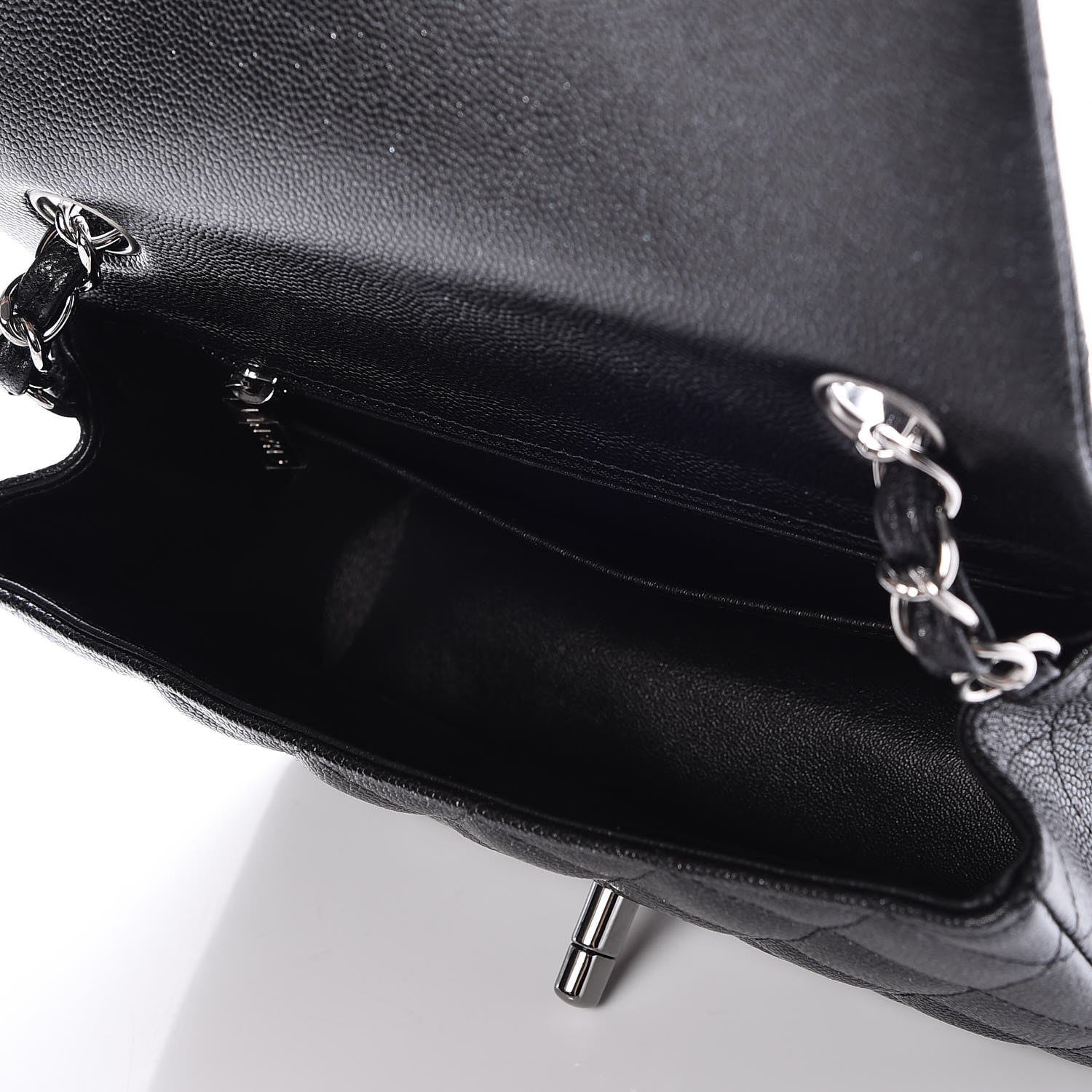 Chanel Iridescent Caviar Quilted Mini Rectangular Flap Black 5 of 9