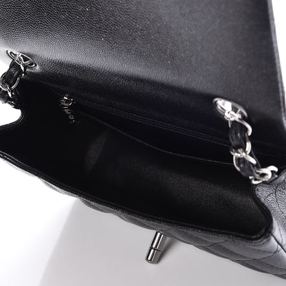 Chanel Iridescent Caviar Quilted Mini Rectangular Flap Black 5 of 9
