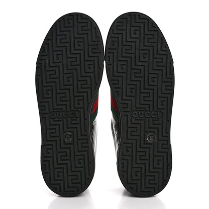 Gucci Crystal GG Monogram Web Womens New Ace Sneakers 36 Black 6 of 12