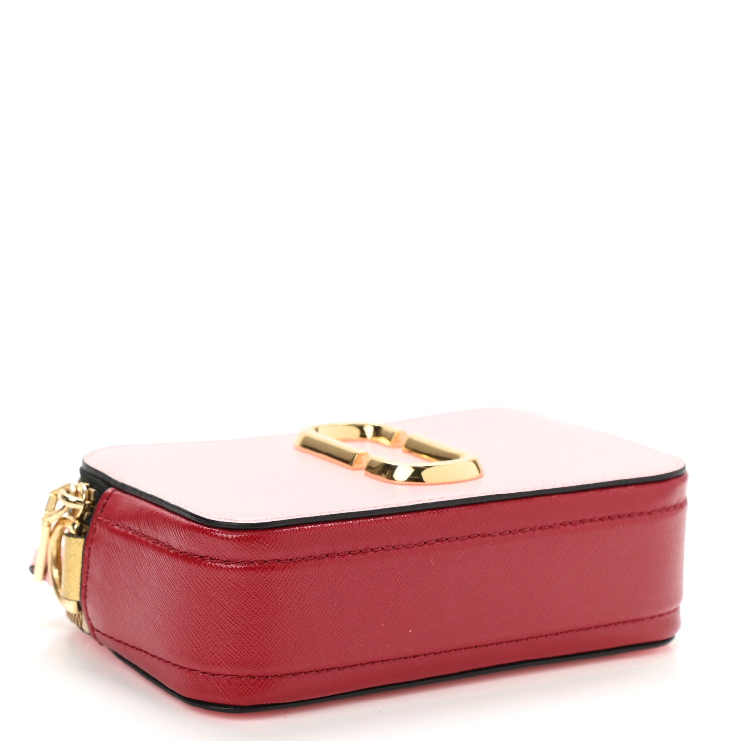 Marc Jacobs Saffiano Small Snapshot Camera Bag Multicolor Baby Pink 4 of 10