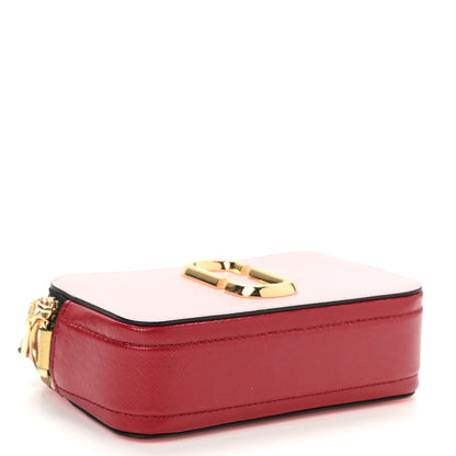 Marc Jacobs Saffiano Small Snapshot Camera Bag Multicolor Baby Pink 4 of 10