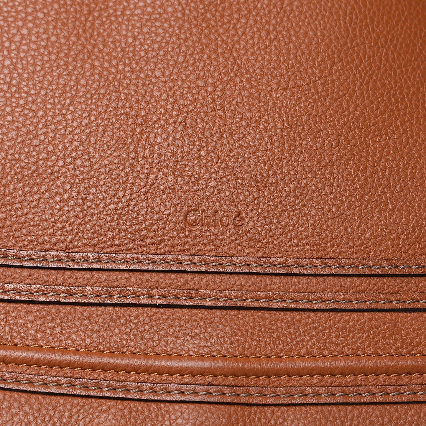 Calfskin Large Marcie Satchel Tan