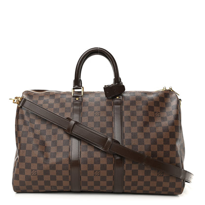 Louis Vuitton Damier Ebene Keepall Bandouliere 45 1 of 10