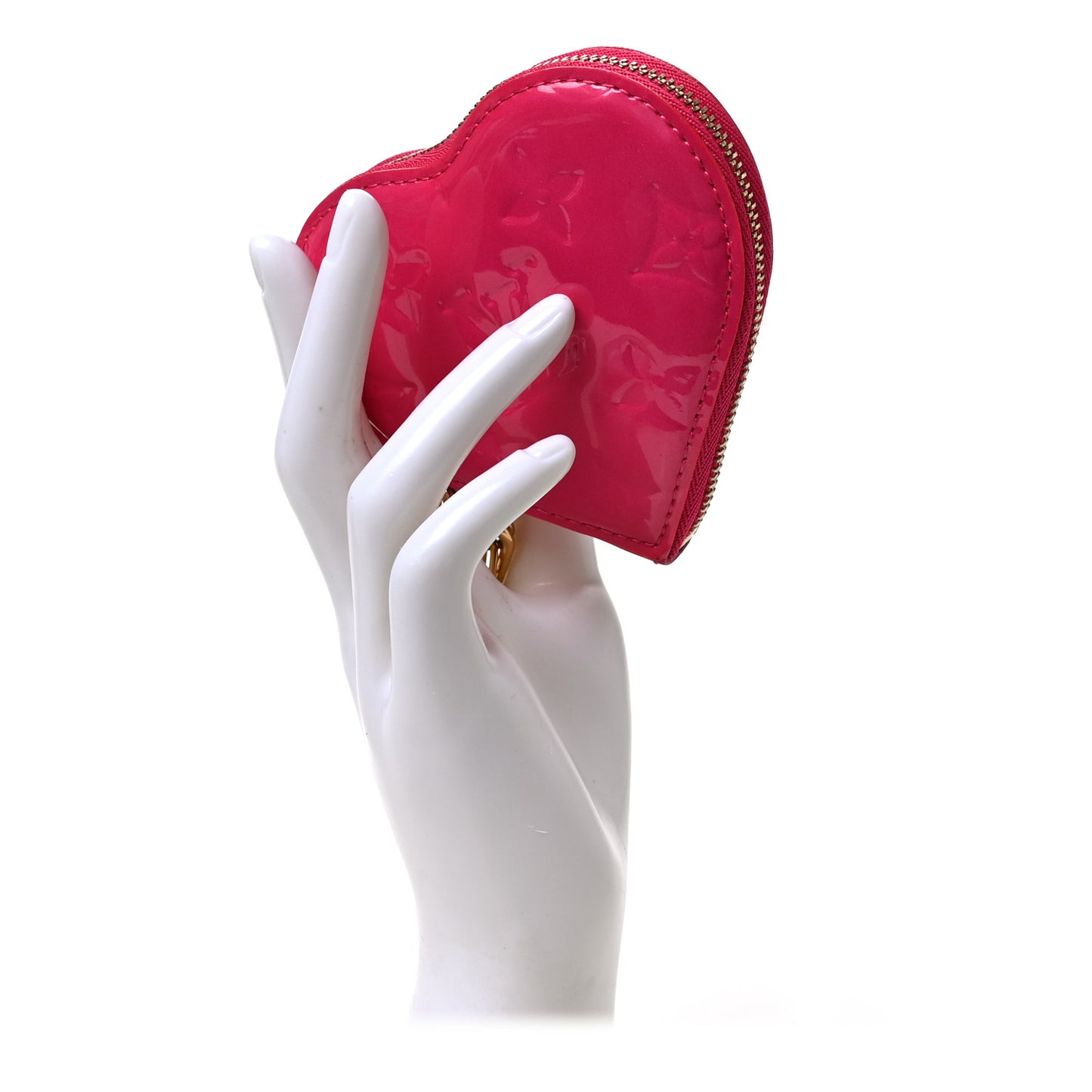 Vernis Heart Coin Purse Rose Pop