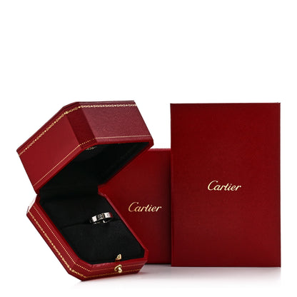 Cartier Platinum 3.5mm LOVE Wedding Band Ring 51 5.75 6 of 6