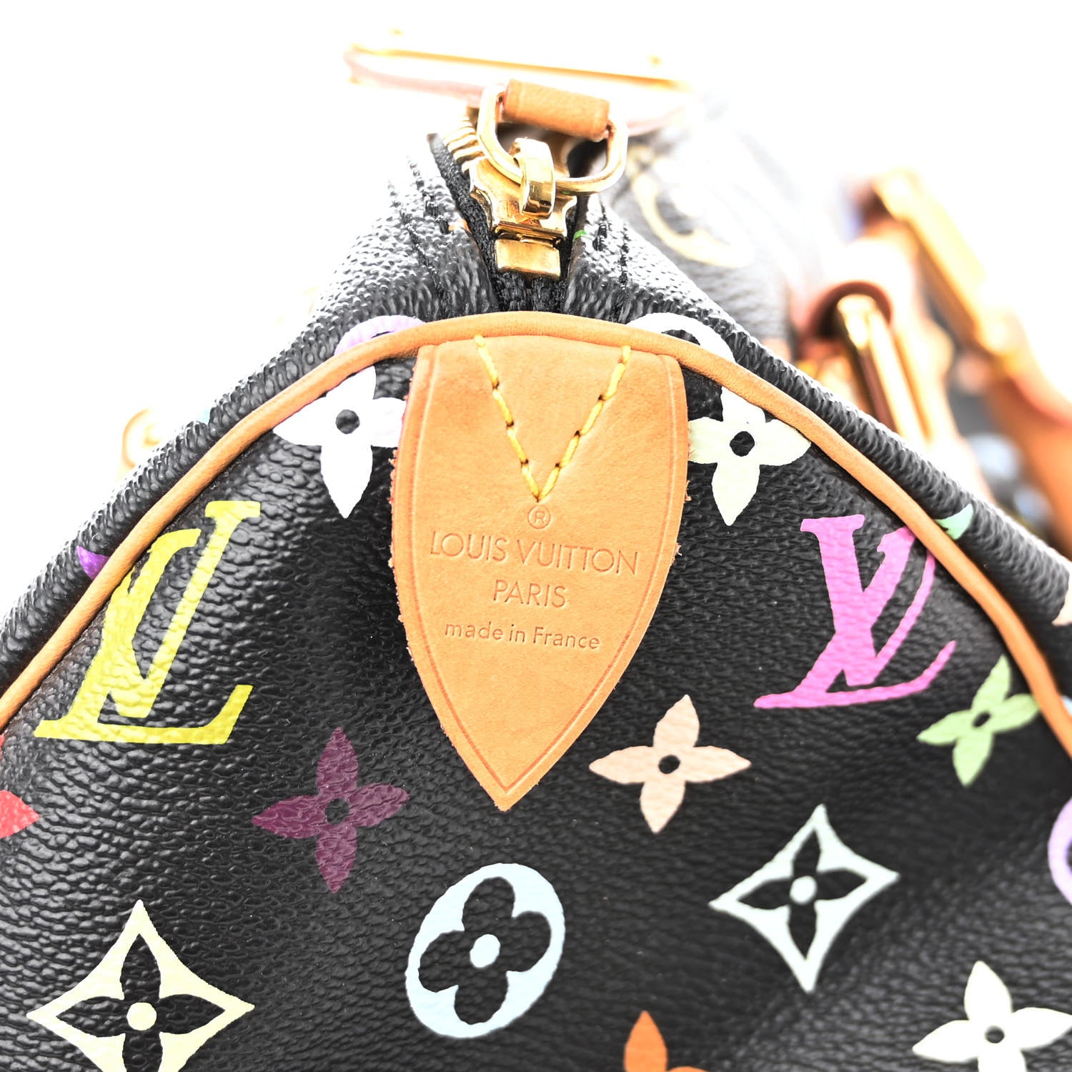 Louis Vuitton Monogram Multicolor Speedy 30 Black 6 of 9