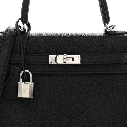 Hermes Togo Kelly Retourne 25 Black 8 of 11