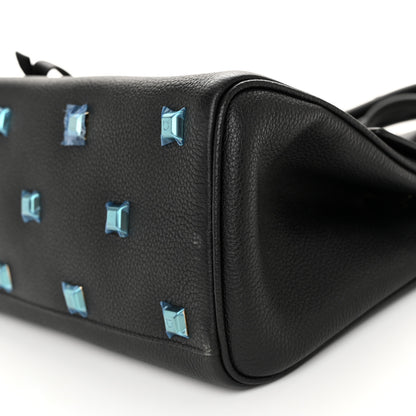 Salvatore Ferragamo Calfskin The Studio Bag Black 10 of 11