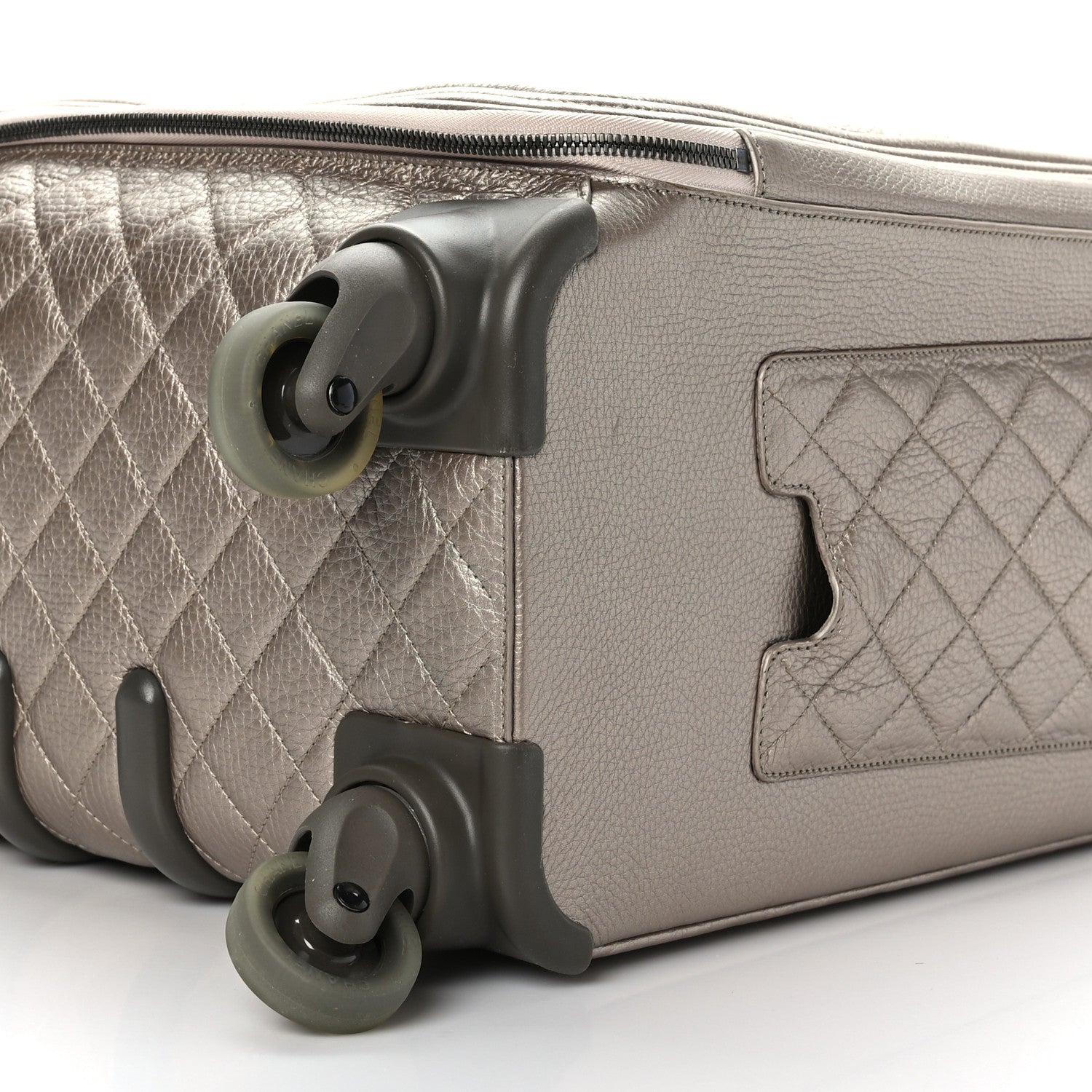 Chanel Metallic Calfskin Quilted Coco Case Trolley Gold 7 of 9