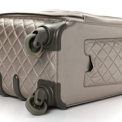 Chanel Metallic Calfskin Quilted Coco Case Trolley Gold 7 of 9