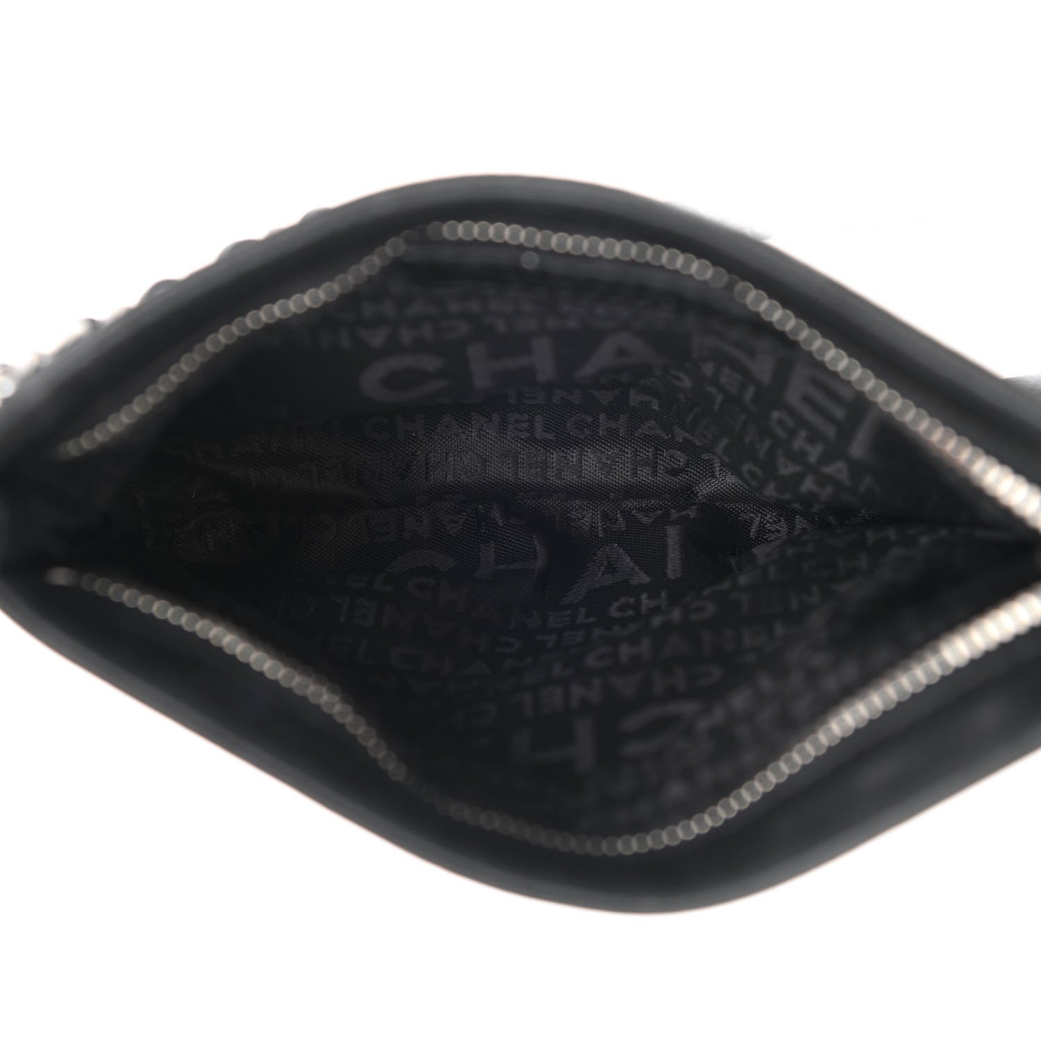 Chanel Lambskin Lax Pochette Black 5 of 10