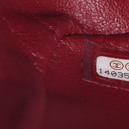 Chanel Caviar Quilted Jumbo Single Flap Dark Red 9 of 10