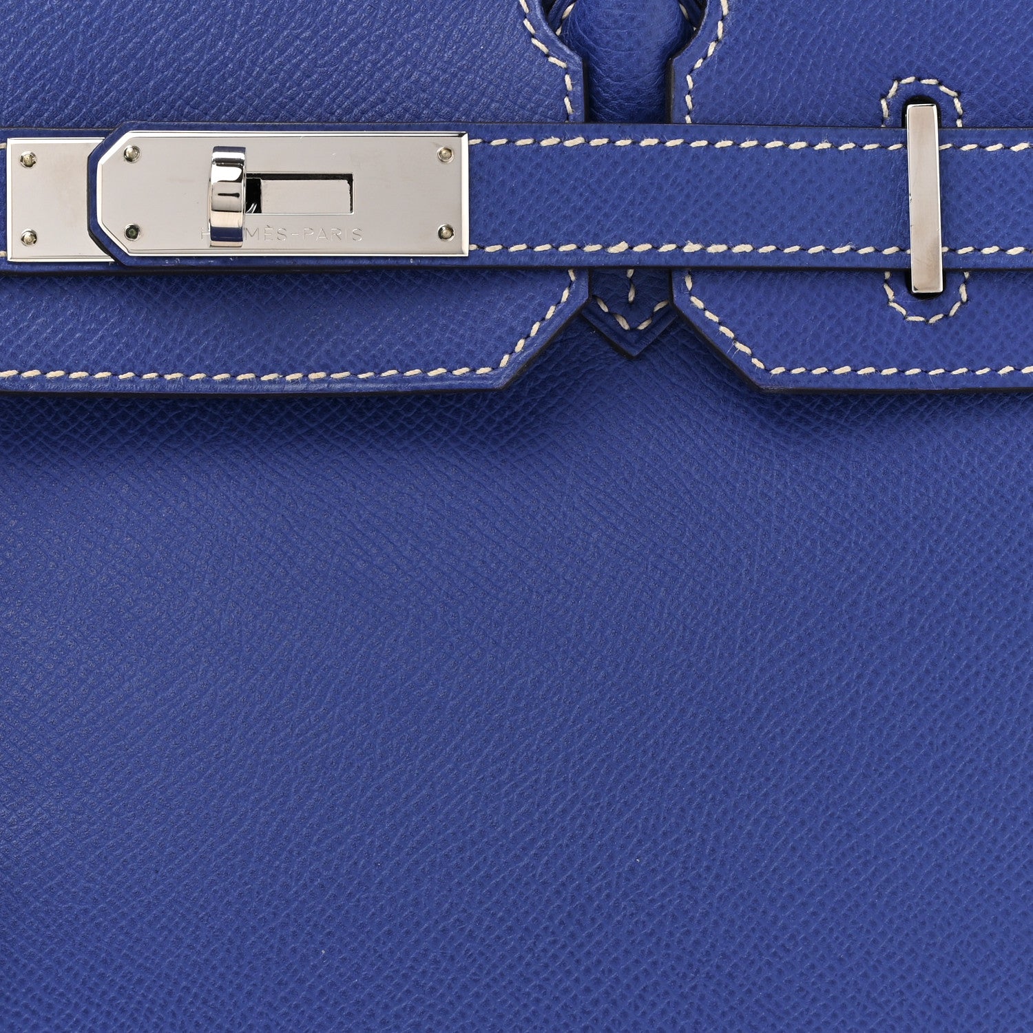 Hermes Epsom Candy Birkin 30 Bleu Electrique Mykonos 8 of 14