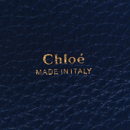 Chloe Grained Calfskin Small Aby Day Shoulder Bag Blue 5 of 11