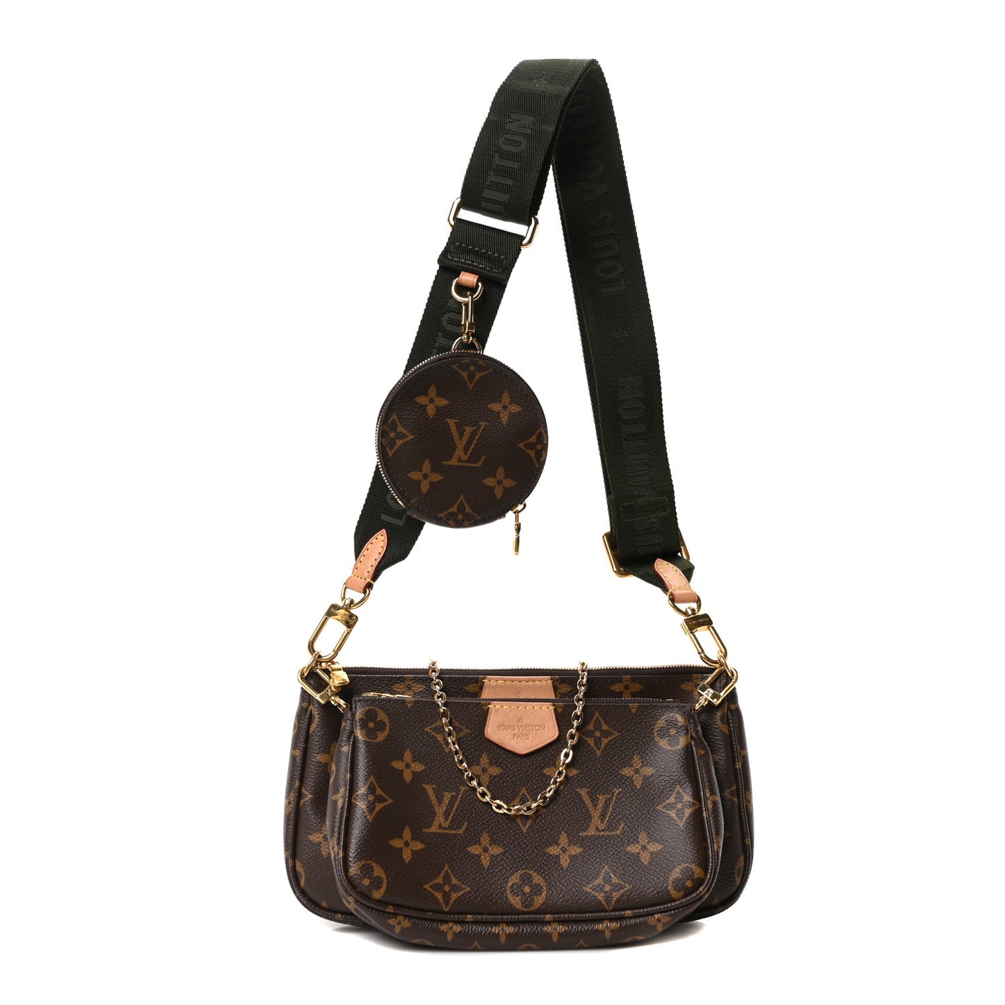 Monogram Multi Pochette Accessories Kaki