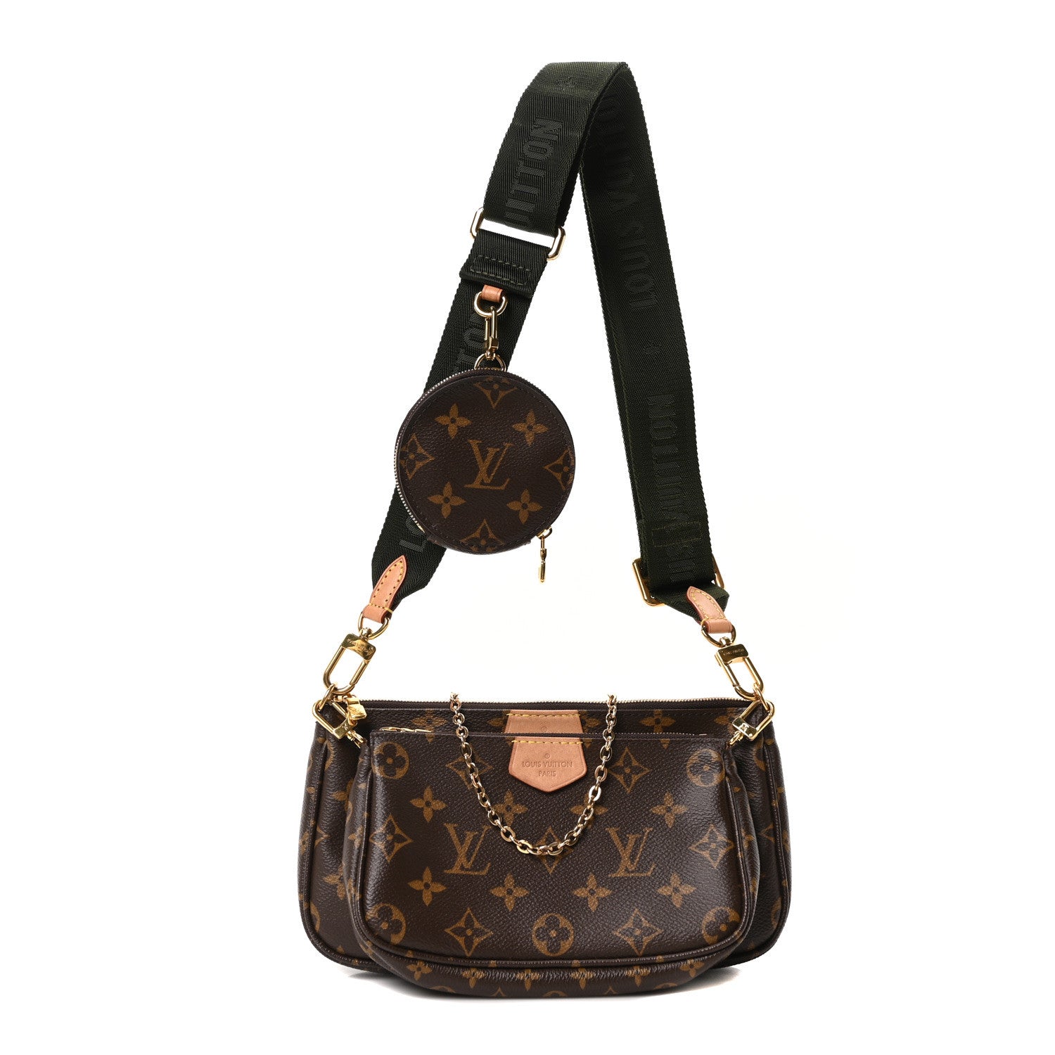 Louis Vuitton Monogram Multi Pochette Accessories Kaki 1 of 9