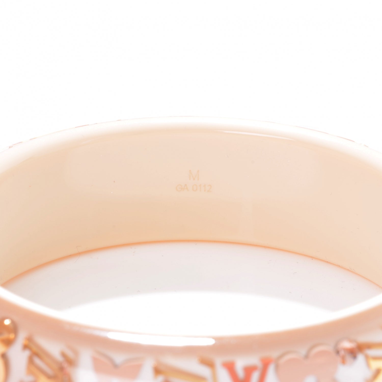 Louis Vuitton Swarovski Crystal Inclusion Bracelet GM Medium Nacre 5 of 5