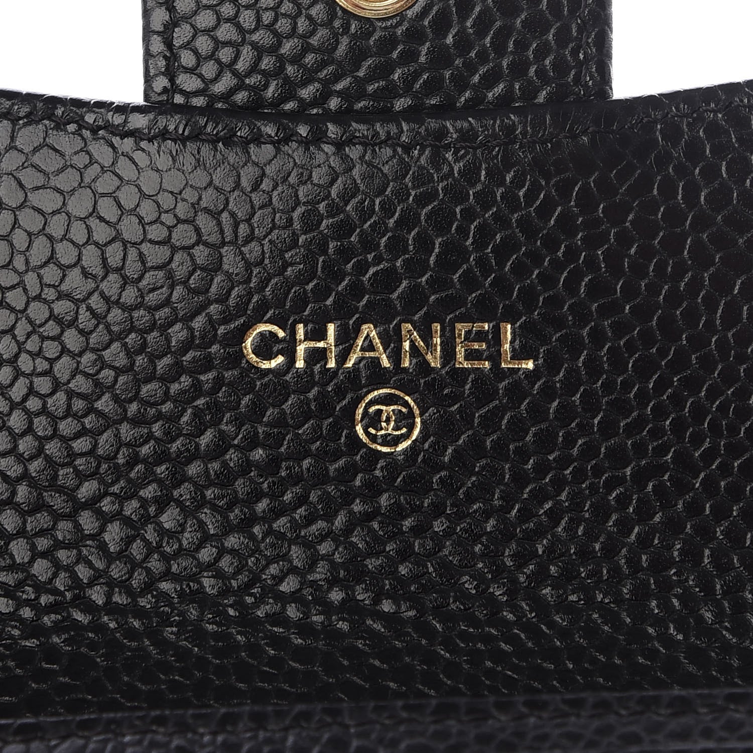 Chanel Caviar Quilted Flap Card Holder Wallet Black 5 of 8