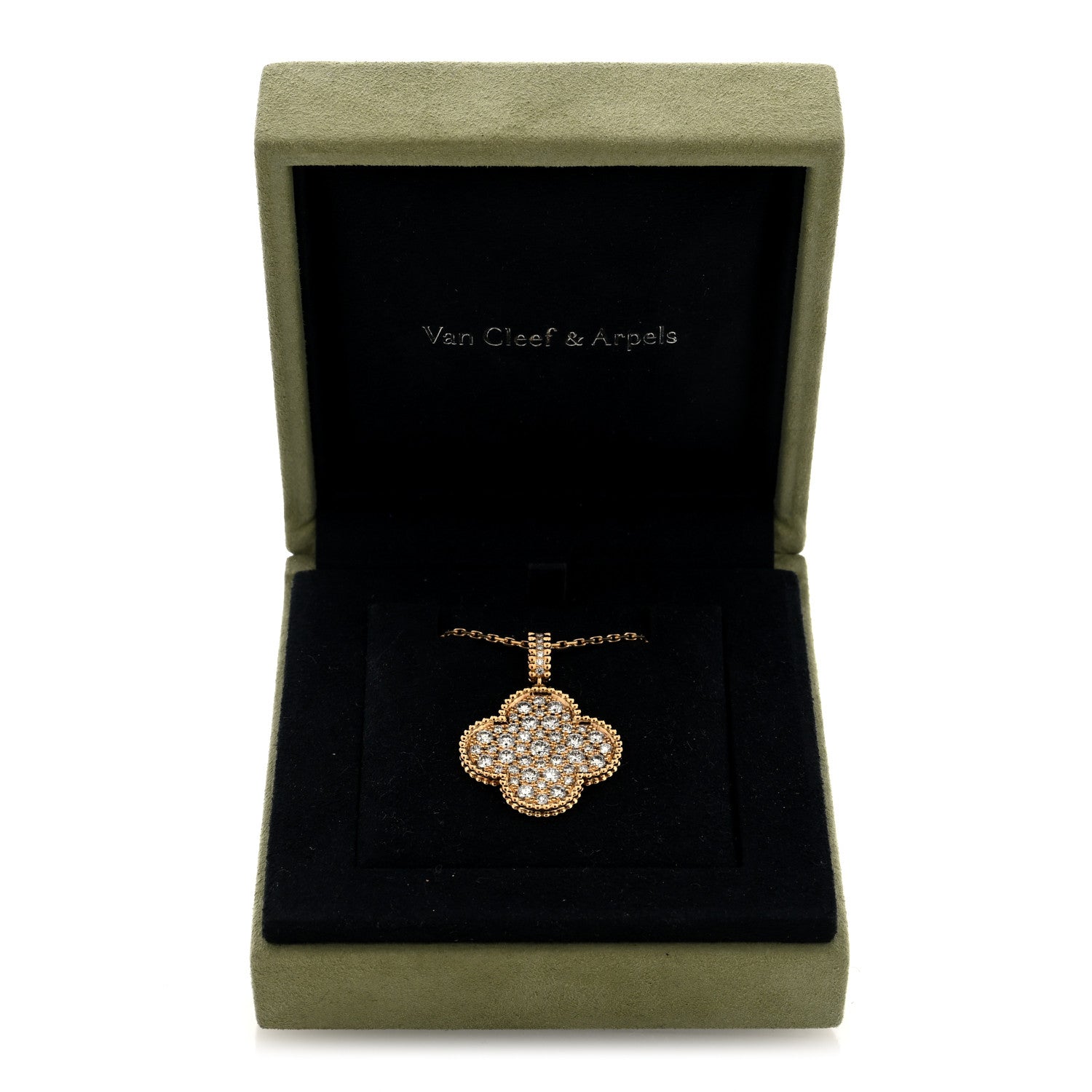Van Cleef & Arpels 18K Yellow Gold Diamond Magic Alhambra Long Necklace 5 of 5
