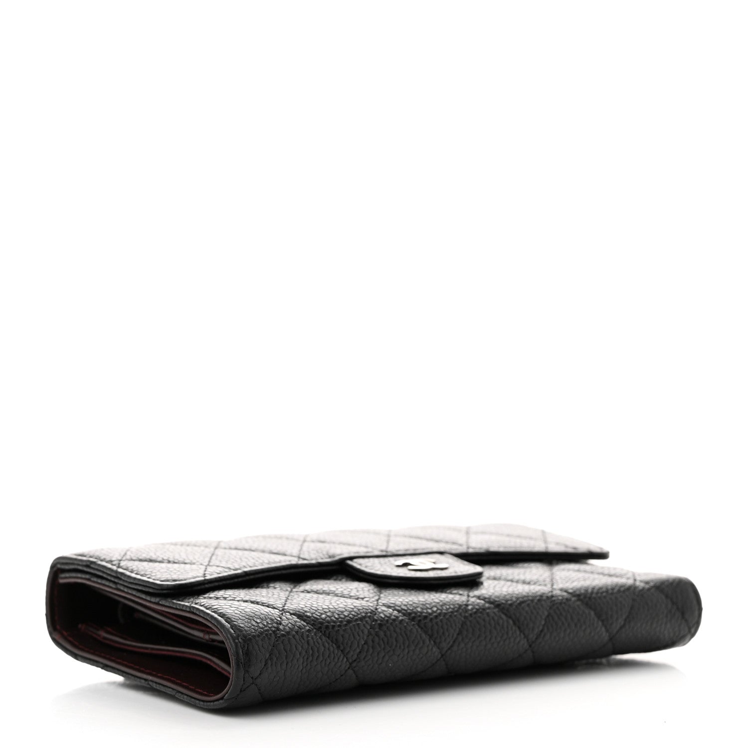 Chanel Caviar Quilted Large Flap Wallet Black 4 of 10