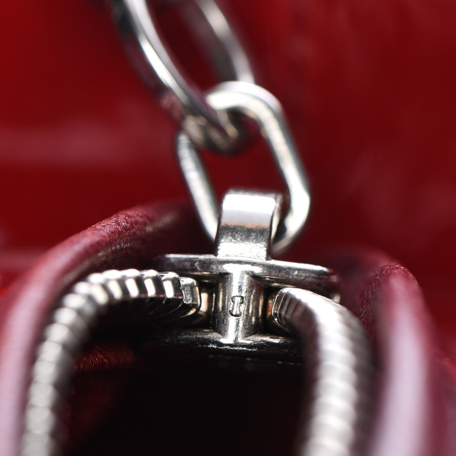 Christian Dior Patent Cannage Large Lady Dior Red 10 of 12