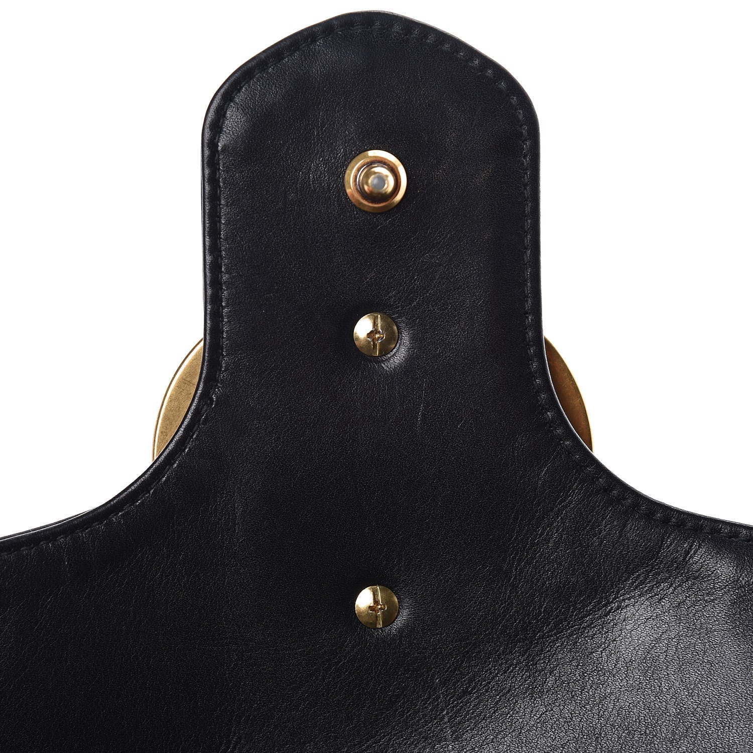 Gucci Calfskin Matelasse Medium GG Marmont Shoulder Bag Black 14 of 16