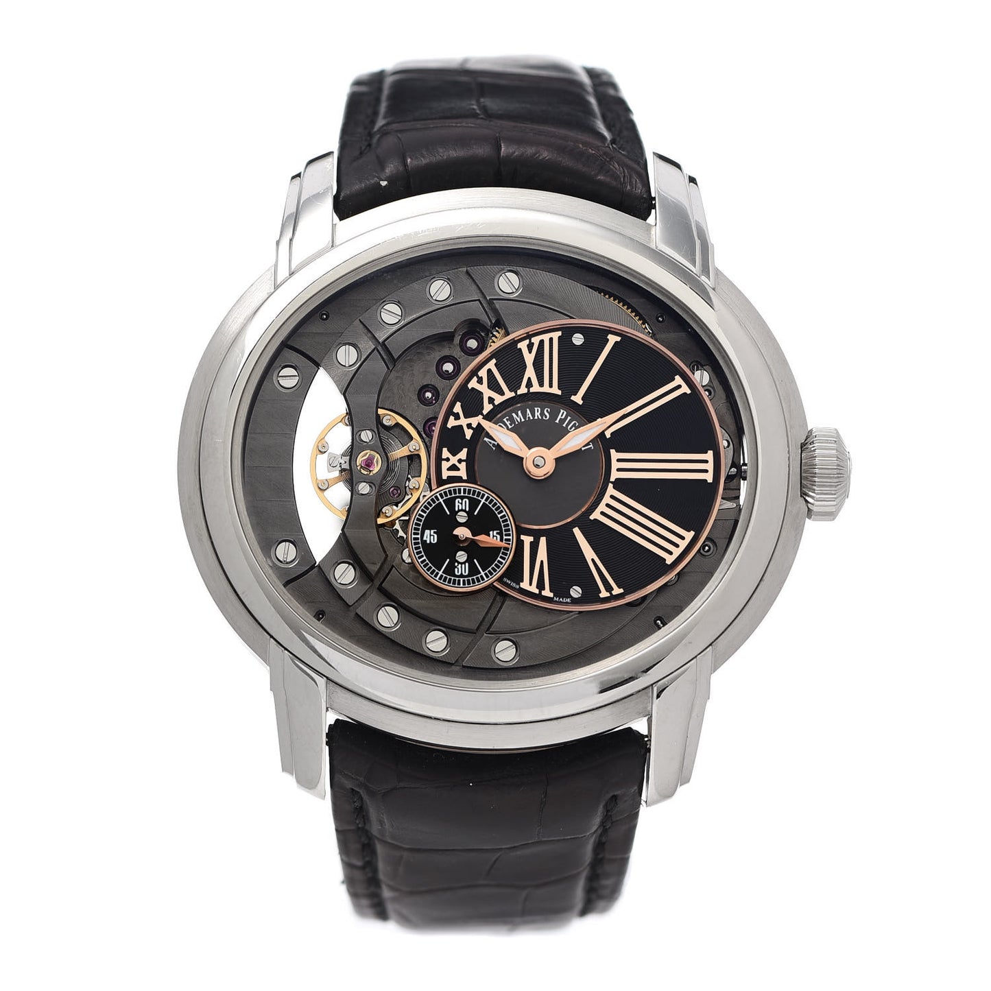 Stainless Steel 47mm Millenary 4101 Automatic Watch Black 15350ST.OO.D002CR.01