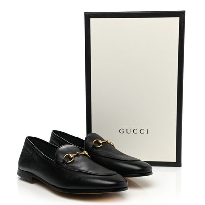 Gucci Lambskin Womens Brixton Horsebit Loafers 37 Black 10 of 10