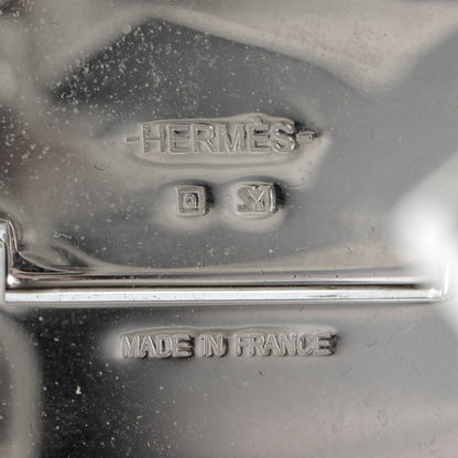 Hermes Enamel Extra Wide Clic Clac H Bracelet PM Bleu Atoll 4 of 4