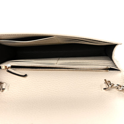 Gucci Dollar Calfskin Interlocking G Chain Wallet Ivoire 5 of 10