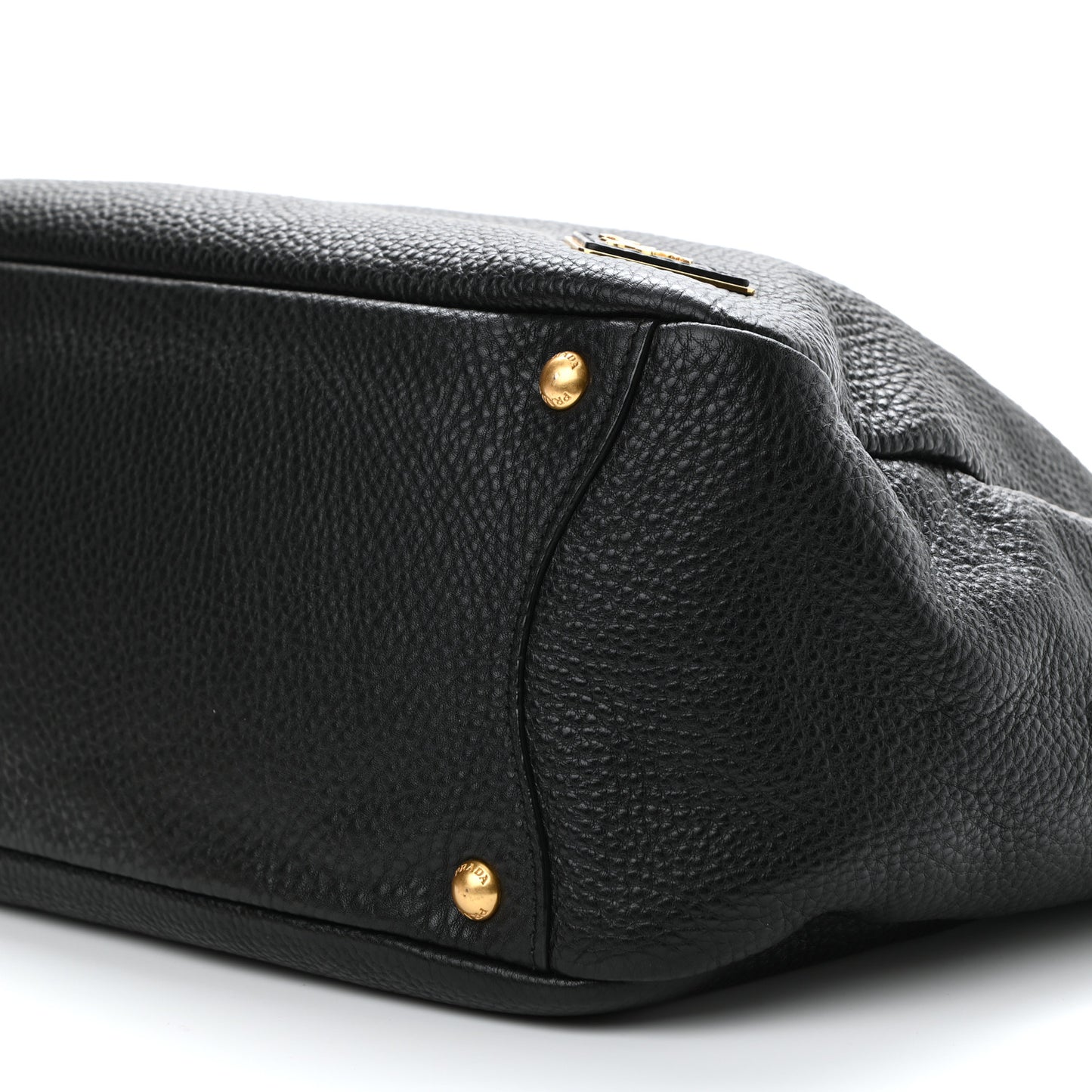 Vitello Daino Side Pocket Hobo Black