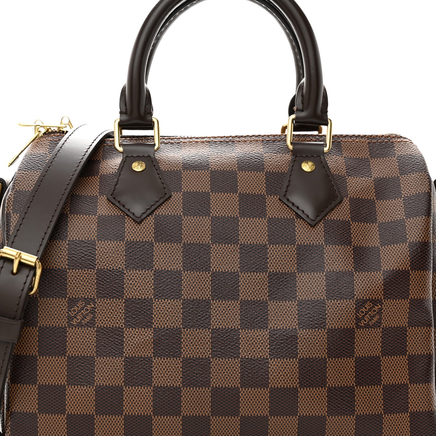 Louis Vuitton Damier Ebene Speedy Bandouliere 25 7 of 11