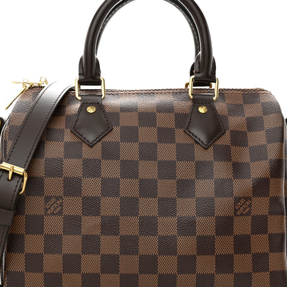 Louis Vuitton Damier Ebene Speedy Bandouliere 25 7 of 11