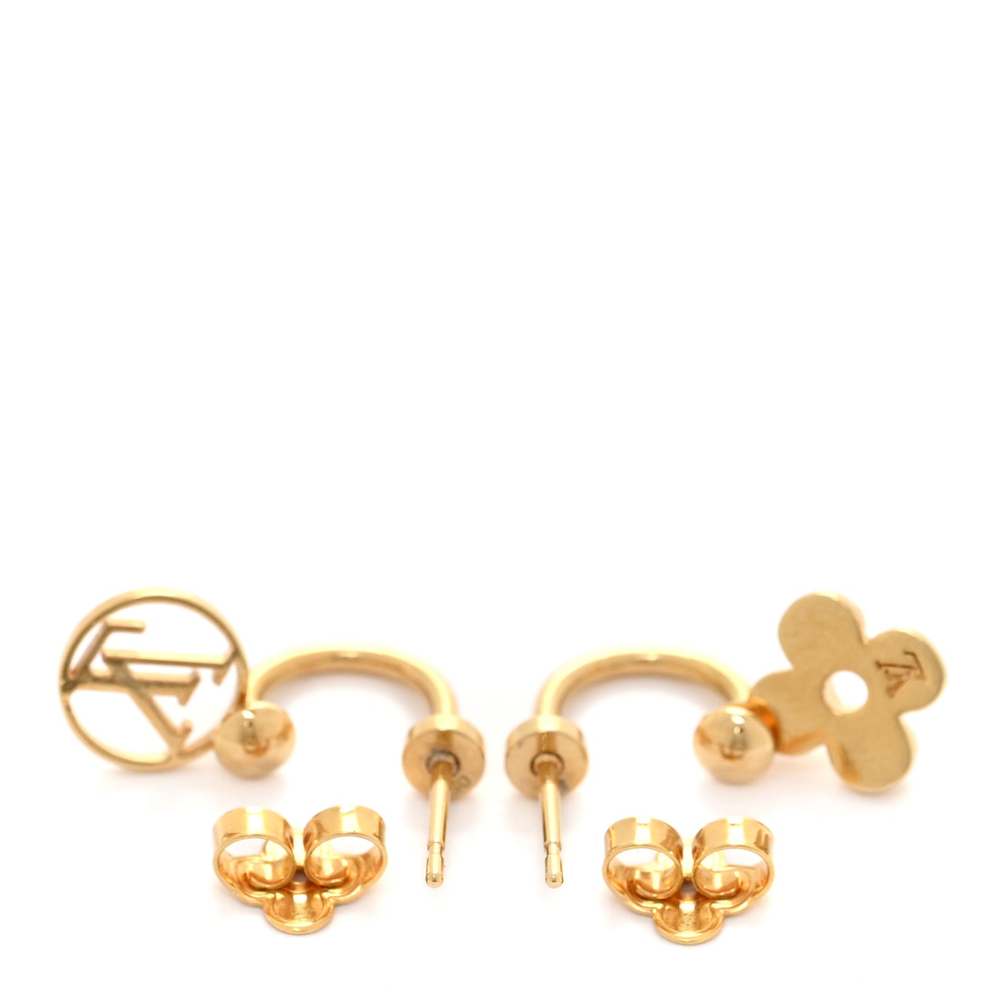 Brass Blooming Earrings Gold
