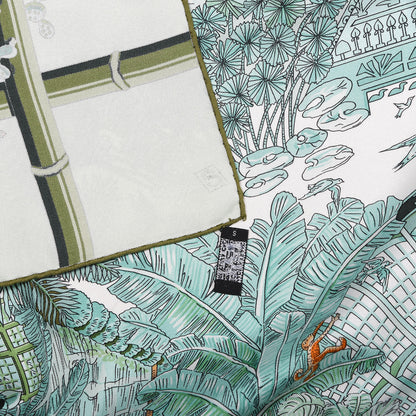 Hermes Silk Jardins D Hiver Scarf 90 7 of 8