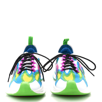 Gucci Technical Knit Fabric Waves Womens Gucci Run Sneakers 39 Multicolor 2 of 8