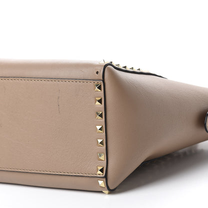 Valentino Garavani Vitello Rockstud Double Handle Tote Alpaca 6 of 9