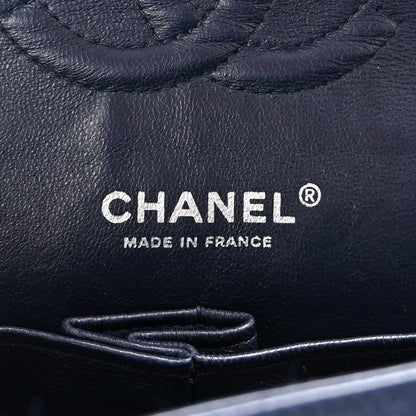 Chanel Caviar Quilted Medium Double Flap Navy 6 of 11