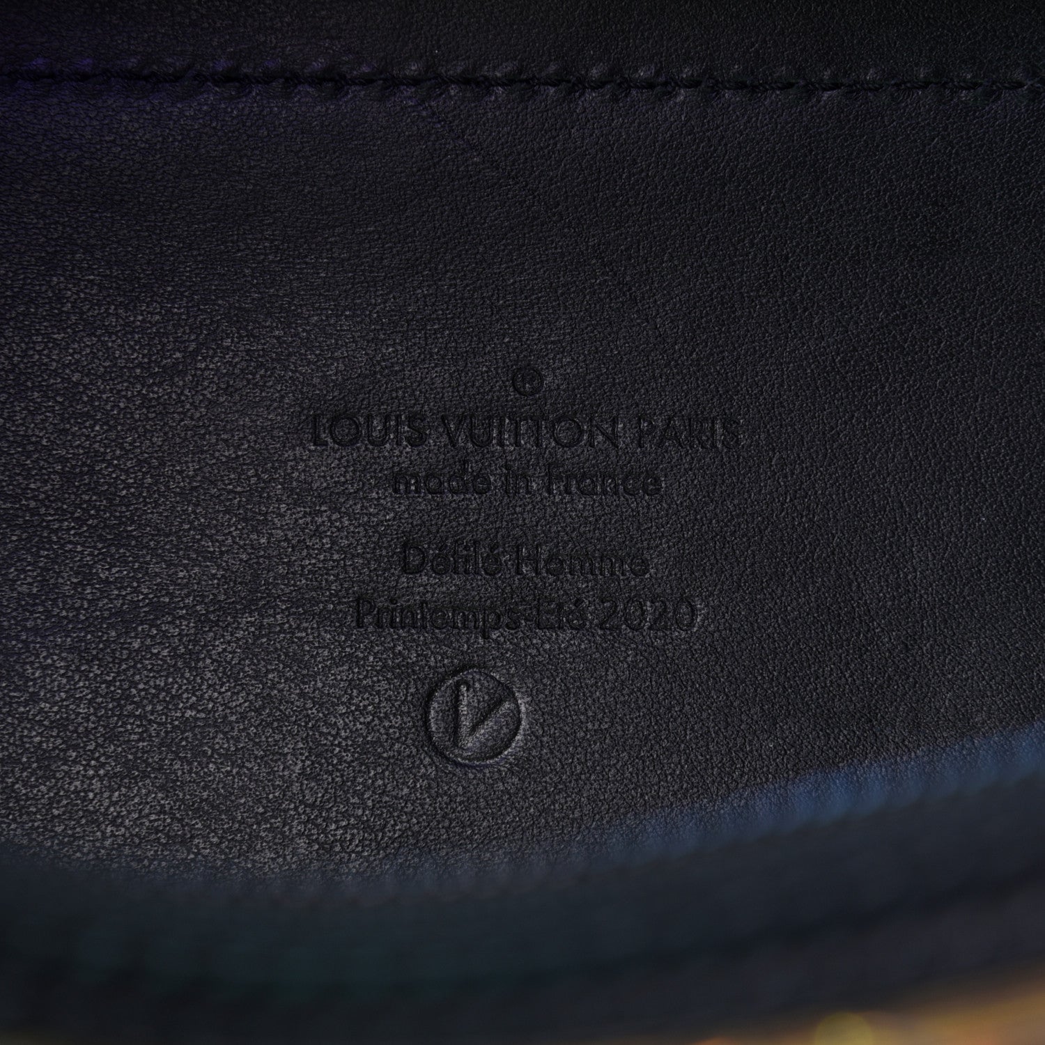 Louis Vuitton Calfskin PVC Monogram Solar Ray Soft Trunk Iridescent Prism Black 5 of 9