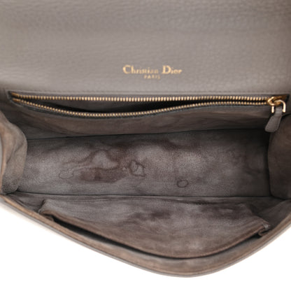 Christian Dior Grained Calfskin Medium Diorama Flap Bag Gris 5 of 14