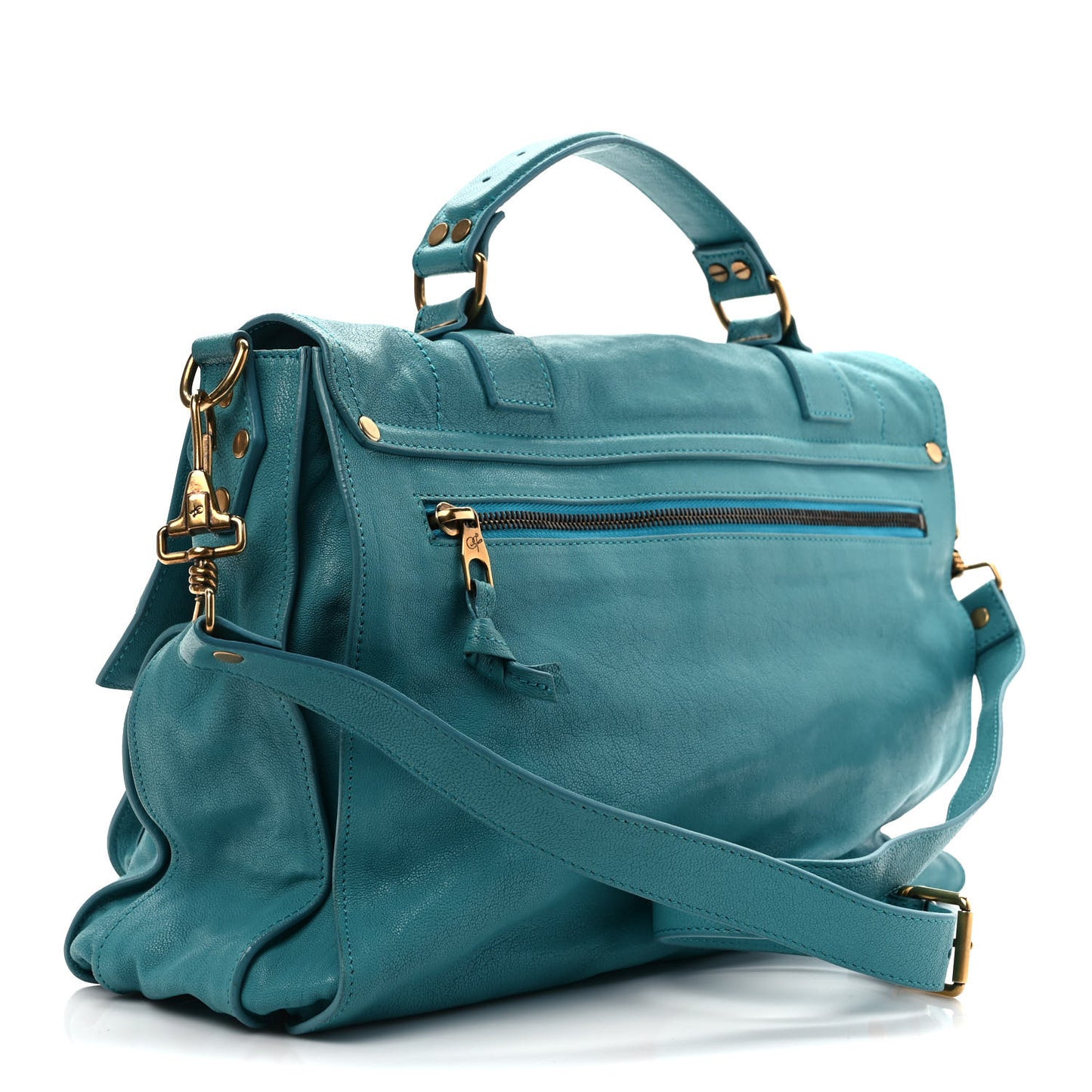 Lambskin Large PS1 Satchel Lagoon
