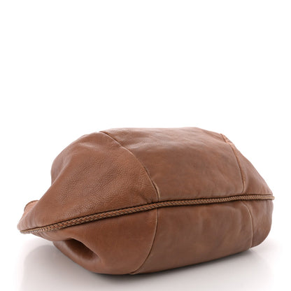 Gucci Pebbled Calfskin Medium Marrakech Shoulder Bag Camel 4 of 13