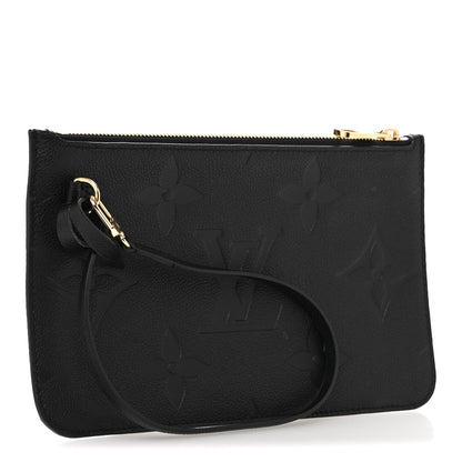 Louis Vuitton Empreinte Monogram Giant Neverfull MM Pochette Black 3 of 8