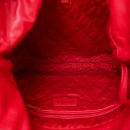 Chanel Shiny Calfskin Quilted Small Chanel 22 Red 6 of 12